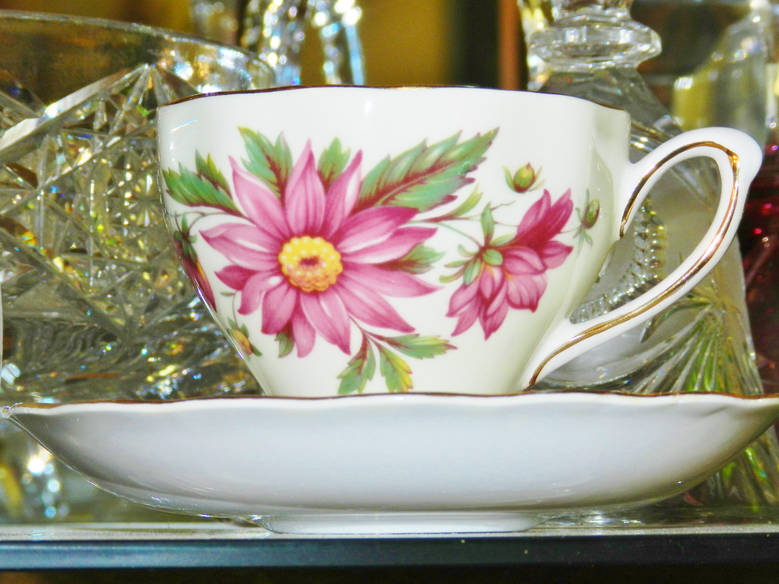 Vintage Porcelain Cups & Saucers Fort Worth Antiques