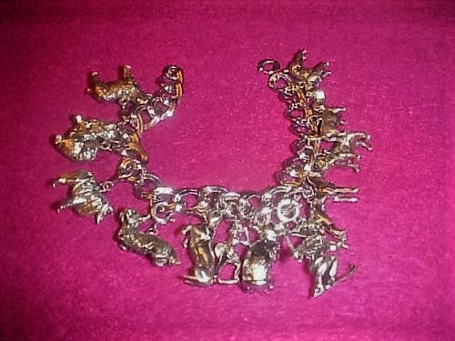 oct 15 dog silver bracelet